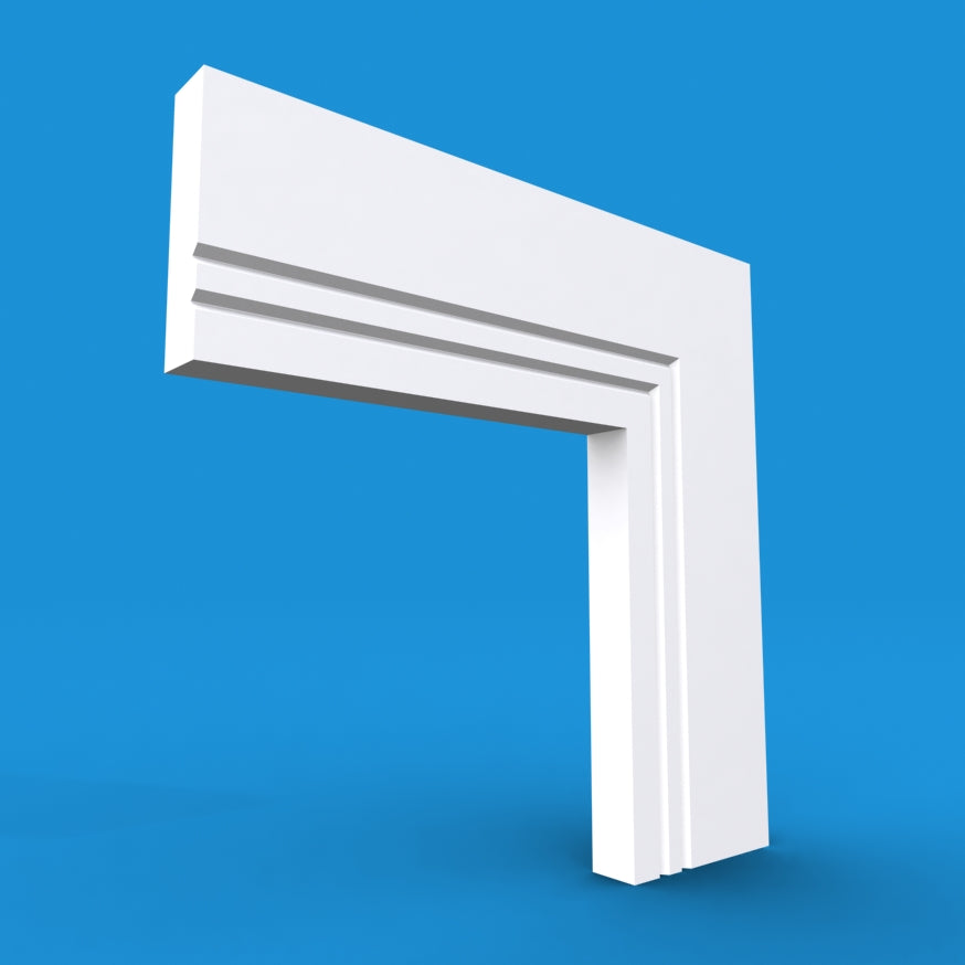 Square Edge V Grooved 2 MDF Architrave