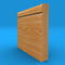 Bullnose C Grooved Solid Oak Skirting Board