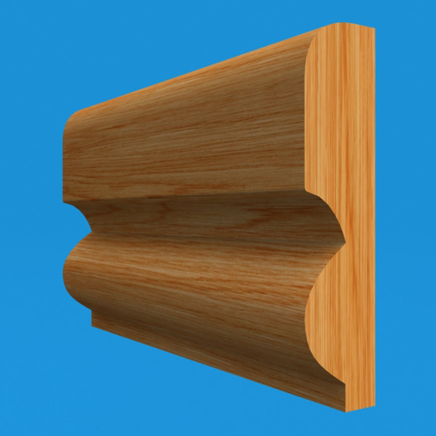 Torus Oak Dado Rail