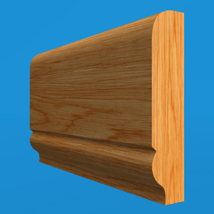 Ovolo Mini Oak Dado Rail