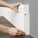 Bullnose C Grooved 2 Skirting Cover with hands