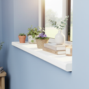 Bullnose Window Board with Plants