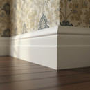 Victorian skirting board close-up lifestyle image
