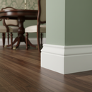 Ogee skirting board angled view in elegant dining room