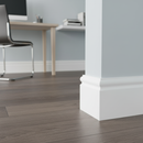 Torus skirting board detail in modern home office