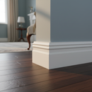 Regency B skirting board close-up in traditional Regency living room