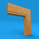 Edge C Grooved Oak Architrave