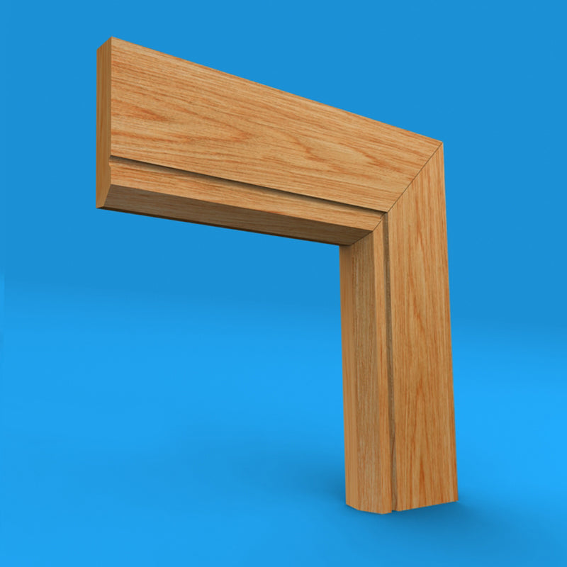Edge C Grooved Oak Architrave