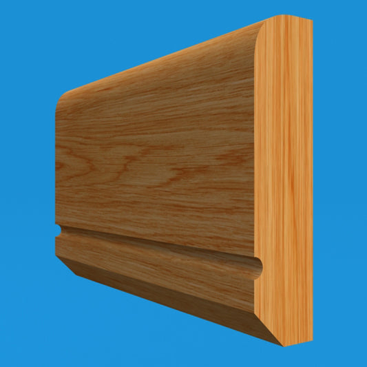 Edge C Grooved Oak Dado Rail