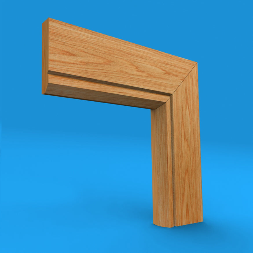 Edge V Grooved Oak Architrave