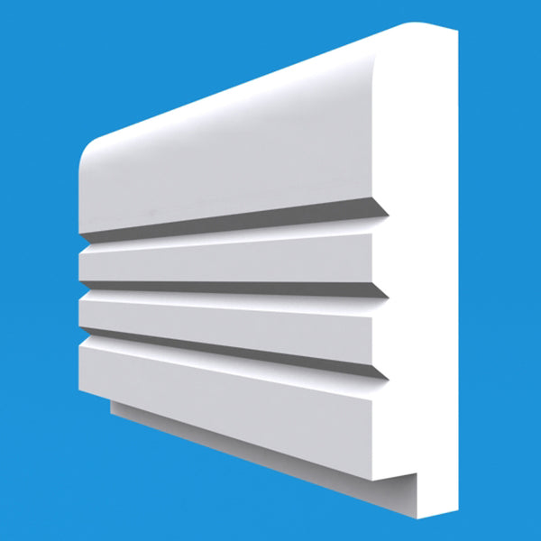 Single Step V Grooved 3 MDF Dado Rail