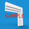 Large Stepped MDF Architrave Sample