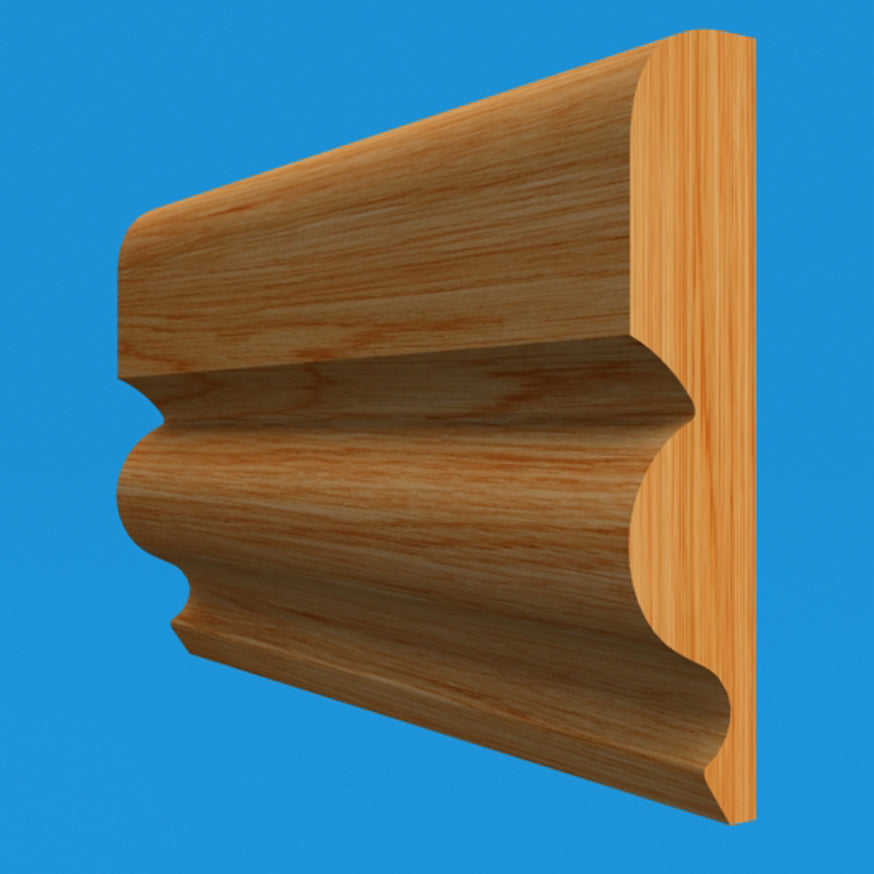 Regency Ogee Oak Dado Rail