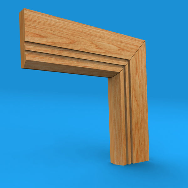 Edge Grooved 2 Oak Architrave