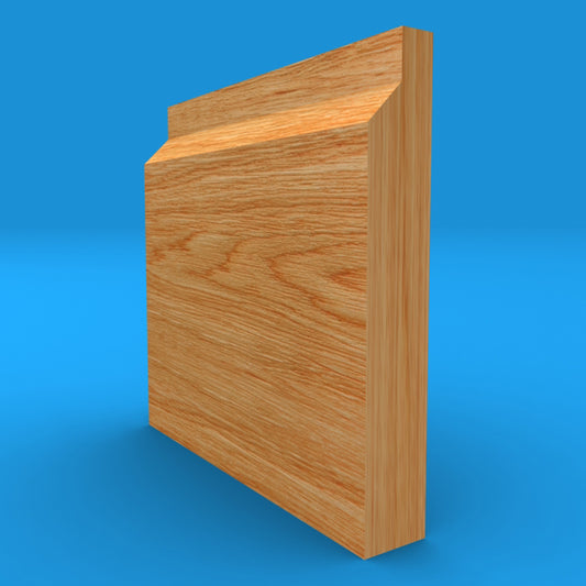 Rebate 45 Solid Oak Skirting Board