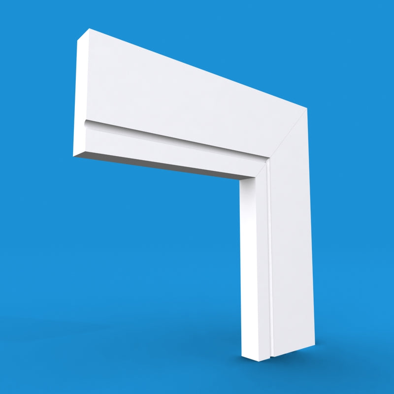 Square Edge C Grooved MDF Architrave