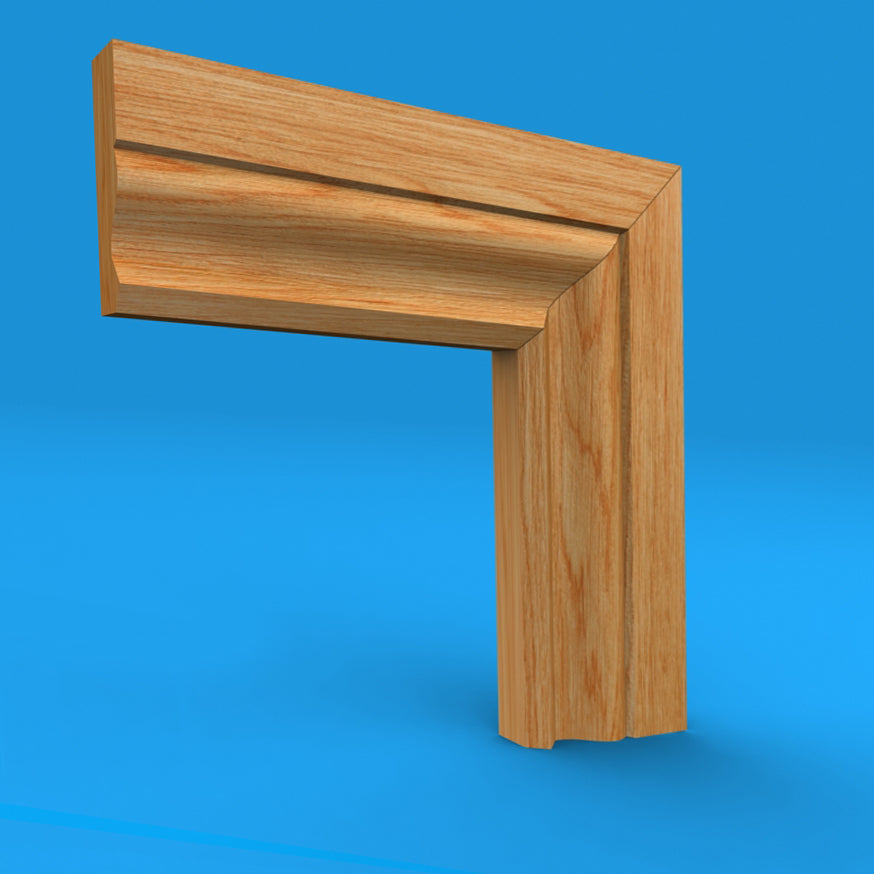 Large Ogee Oak Architrave