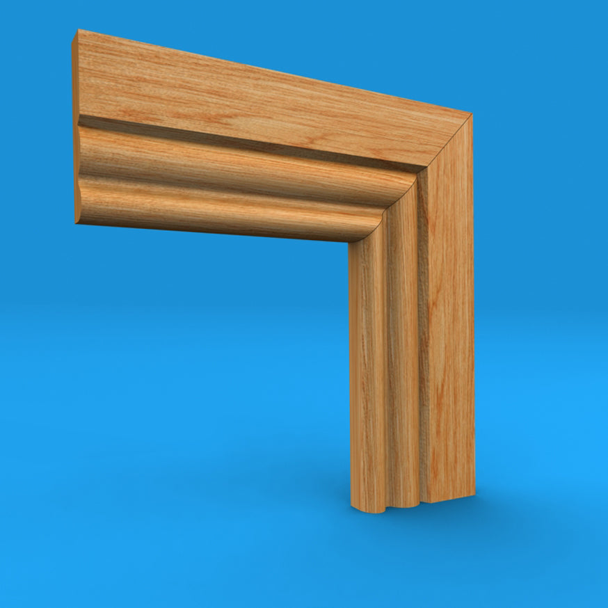 Ogee 3 Oak Architrave