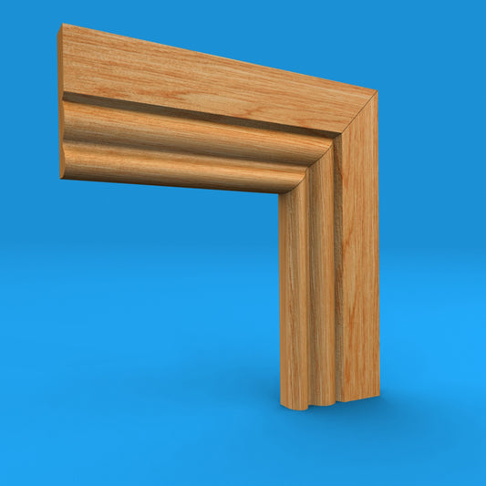 Ogee 3 Oak Architrave