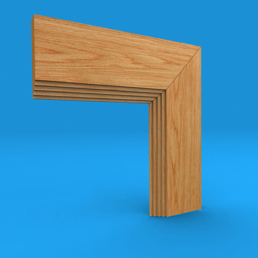 Mini Stepped Oak Architrave