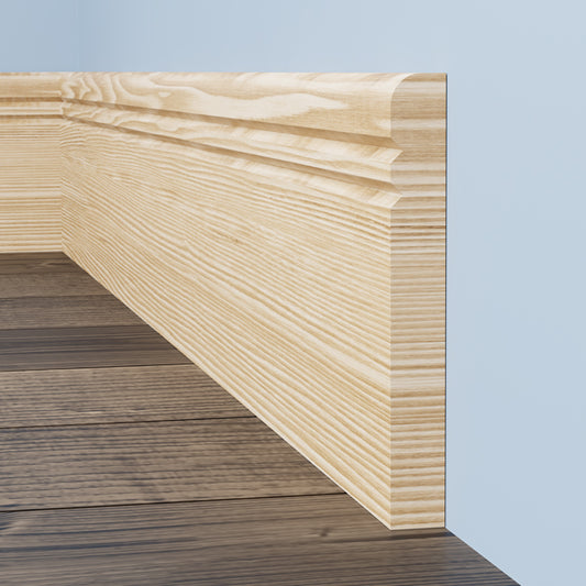 Bullnose V Grooved 2 Pine Skirting Board