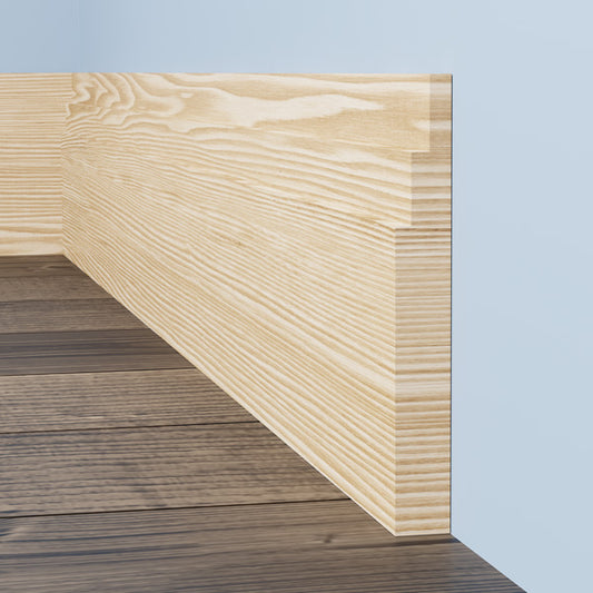 Large Stepped Pine Skirting Board