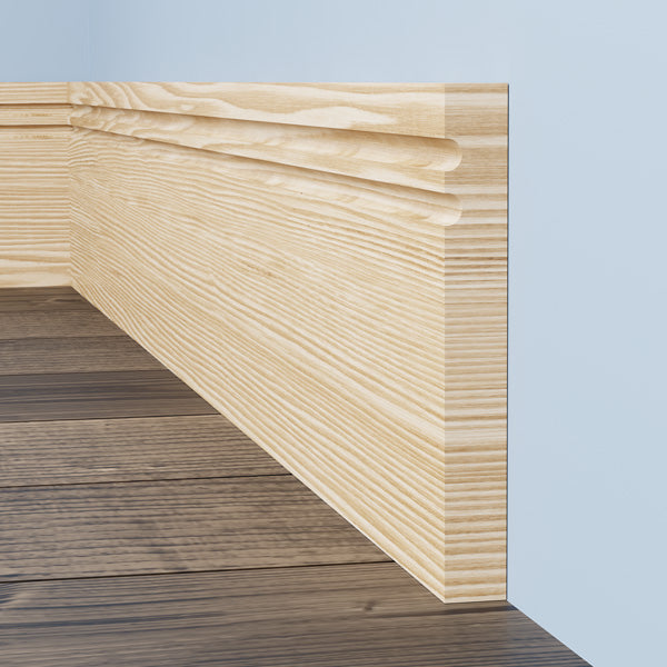 Square C Grooved 2 Pine Skirting Board